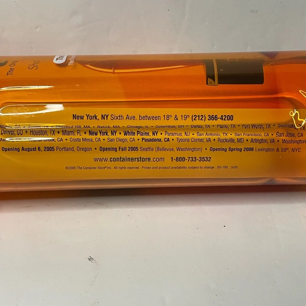 The Container Store Reusable Orange Quench Water Bottle - NEW